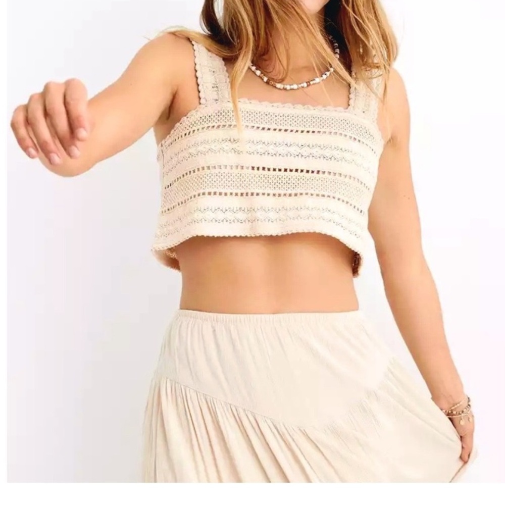 Aerie crochet top